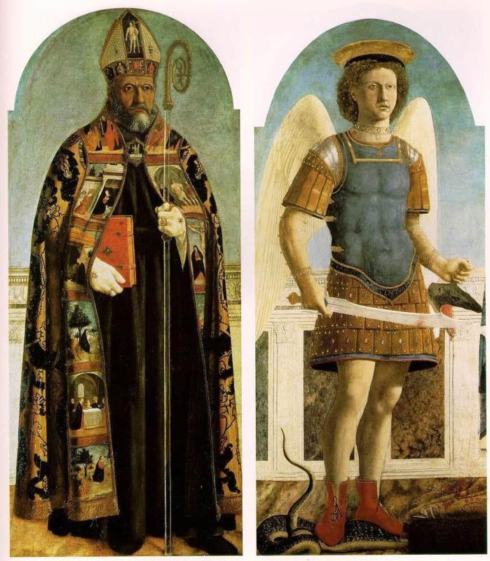 Piero della Francesca Polyptych of Saint Augustine fy France oil painting art
